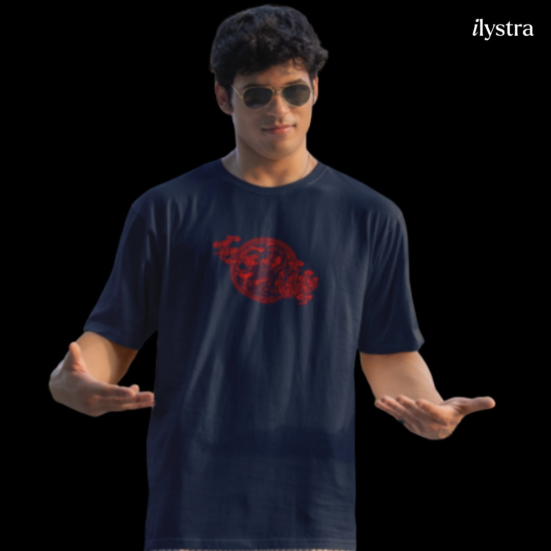 Dragon Emblem Oversized Tee