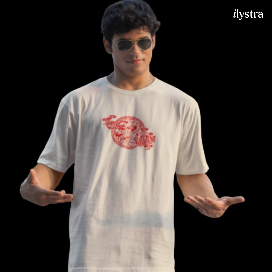 Dragon Emblem Oversized Tee