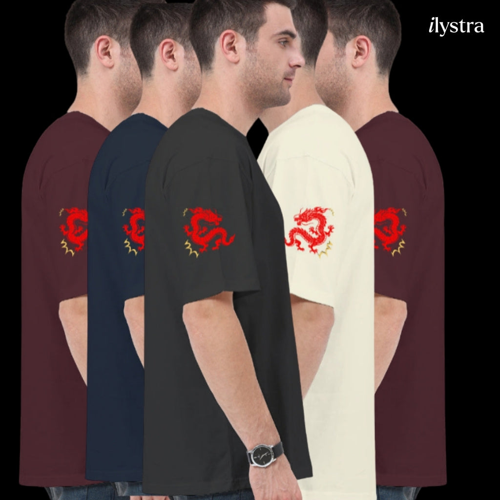 Dragon Emblem Oversized Tee