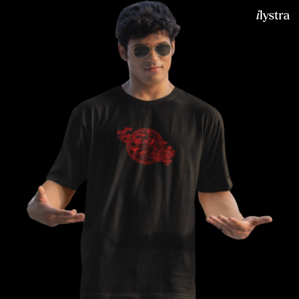 Dragon Emblem Oversized Tee