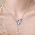 Chic Butterfly Tassel Necklace