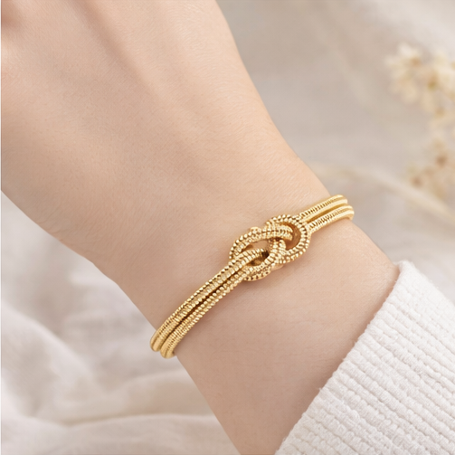 Golden Chain Snake Bracelet