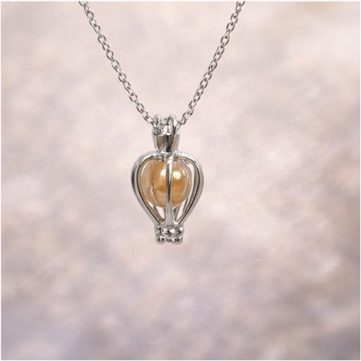 Freshwater Shell Canned Oyster Ocean Love Real Pearl Necklace Set