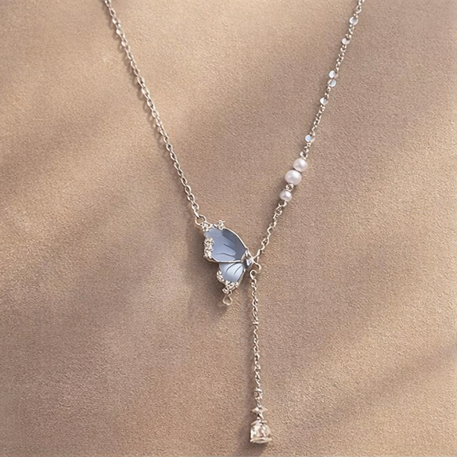 Chic Butterfly Tassel Necklace