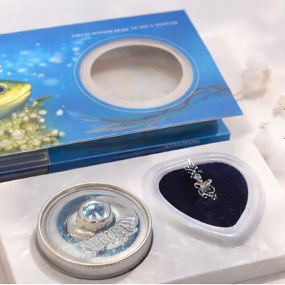 Freshwater Shell Canned Oyster Ocean Love Real Pearl Necklace Set