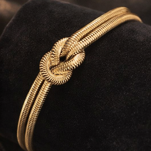 Golden Chain Snake Bracelet